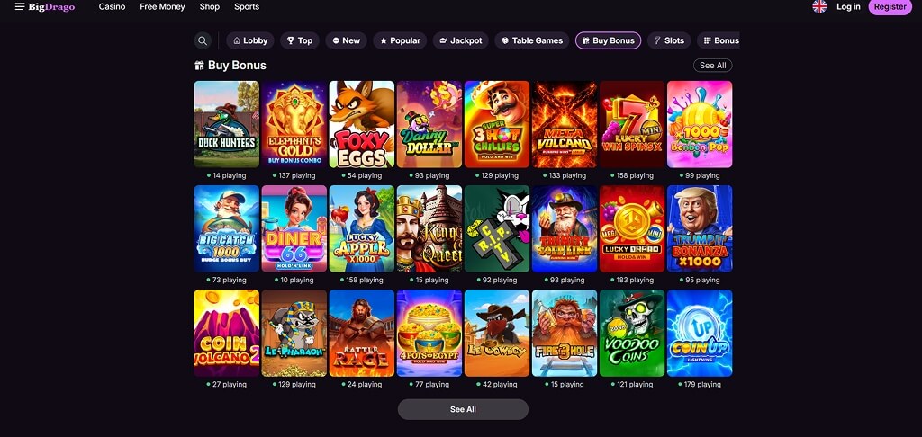 BigDrago Giochi da casinò